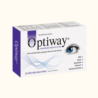 Optiway – Viên uống bổ mắt cho người lớn hỗ trợ giảm mỏi và khô mắt