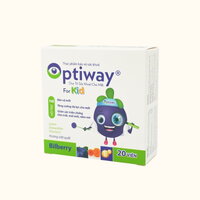 Optiway For Kids – Viên nhai bổ mắt giúp bé giảm mỏi mắt, bảo vệ thị lực