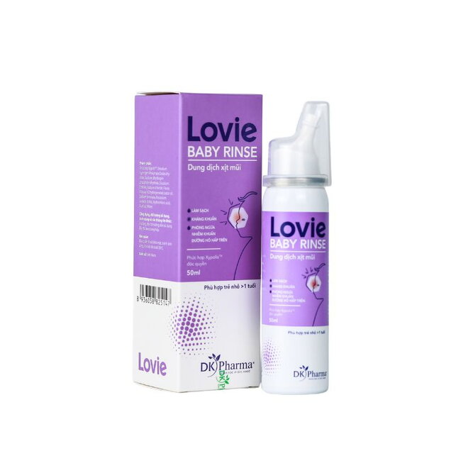 Dung dịch xịt mũi Lovie Baby Rinse 50ml