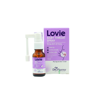 Dung dịch xịt họng Lovie Baby Throat Spray 15ml